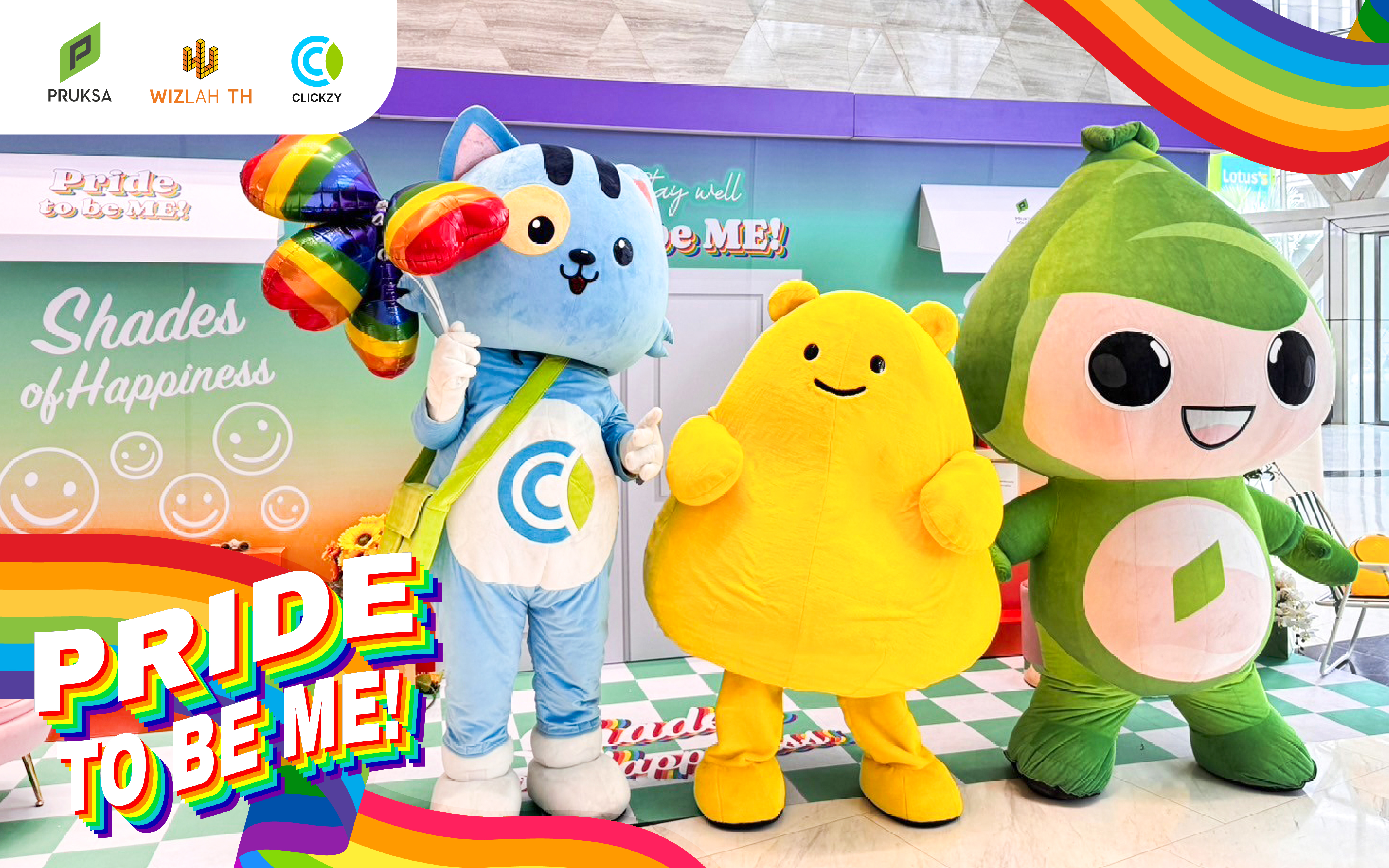 Wizlah ร่วมสนับสนุนทุกความเท่าเทียมกับงาน PSH  Pride to be Me